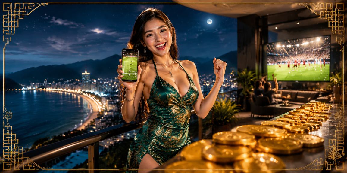 Không khí cá cược bóng đá sôi nổi với màn hình hiển thị tỷ lệ kèo tại Việt Nam
